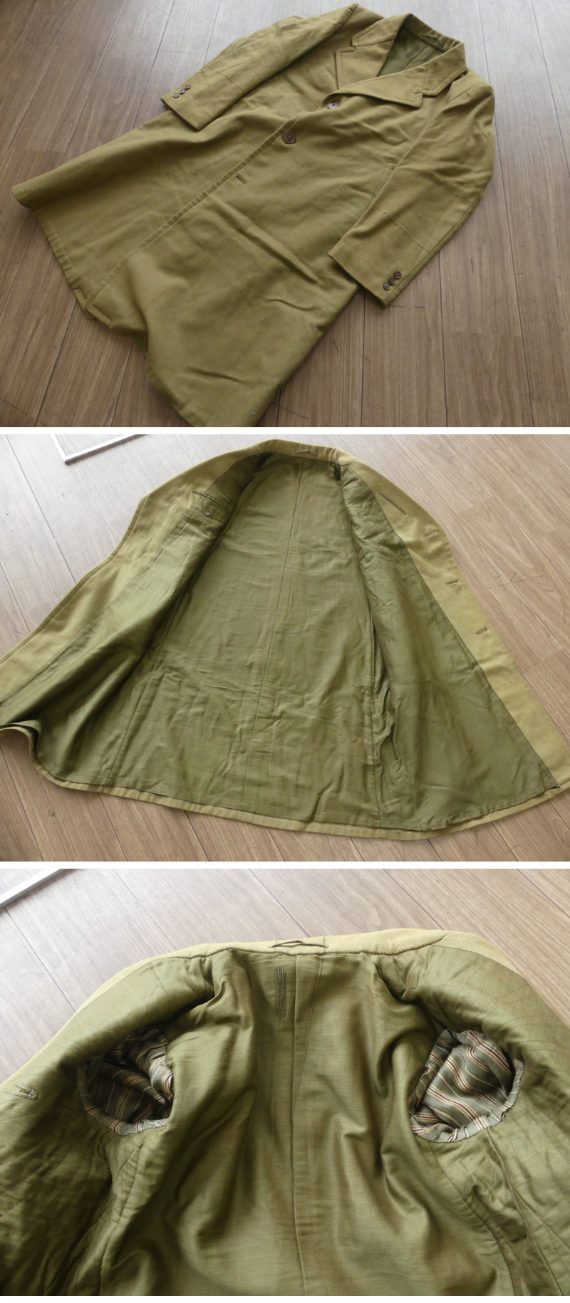 x114 当時物 大日本帝国 将校 軍衣 上衣 旧日本軍 陸軍 軍服 外套